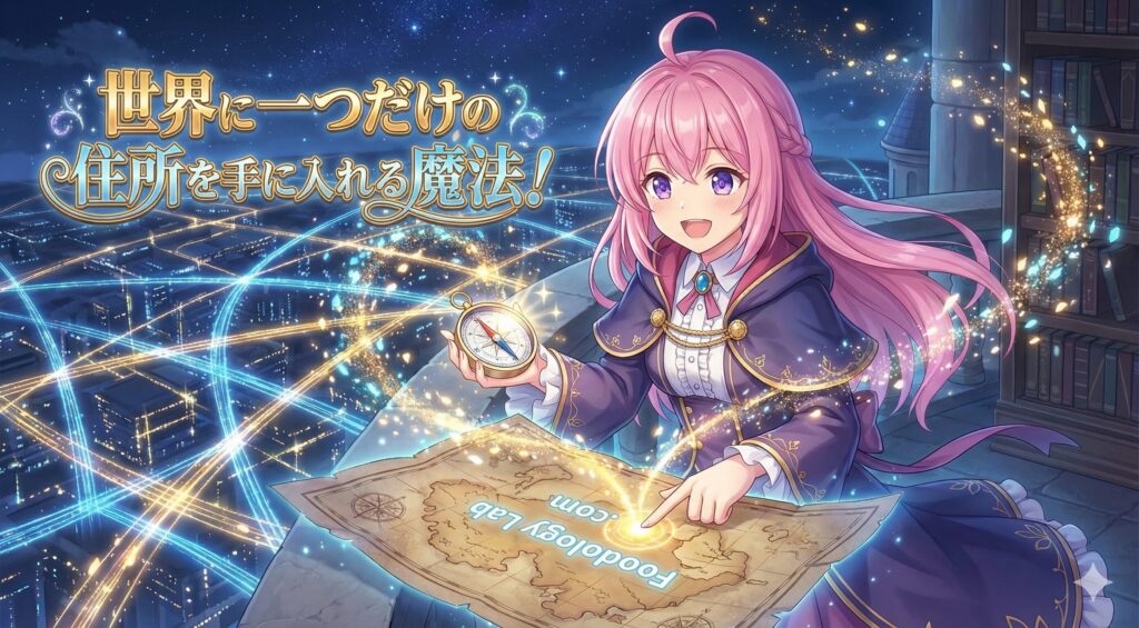 【食学の礎】「ドメイン」という名の聖域確保！世界に一つだけの住所を手に入れる魔法