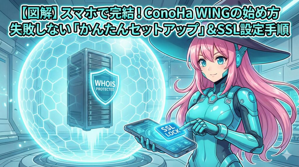 【図解】スマホでも余裕！ConoHa WINGでWordPressブログを始める全手順（かんたんセットアップ編）