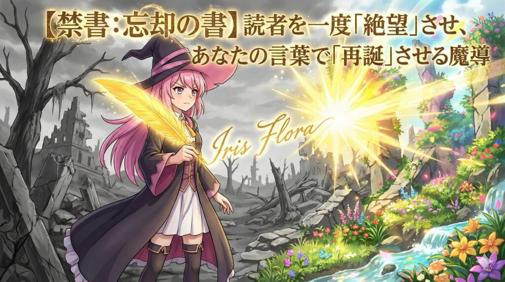 【禁書：忘却の書】読者を一度「絶望」させ、あなたの言葉で「再誕」させる魔導