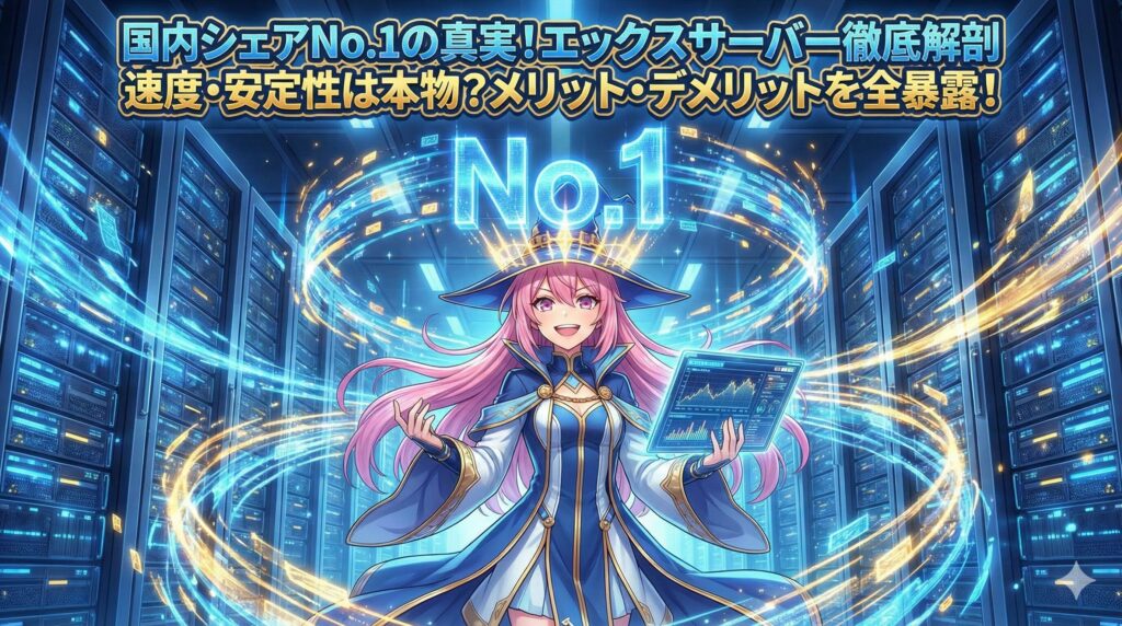 エックスサーバーはなぜ「国内シェアNo.1」なのか？評判・口コミの真実と、実際に使って感じた「王者のメリット・デメリット」